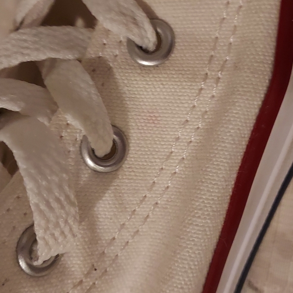 Children's Size 1 White Converse Chuck High Top Sneakers  VGC - Picture 6 of 9